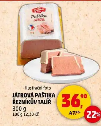 Penny Market Játrová paštika Řezníkův talíř, 300 g nabídka