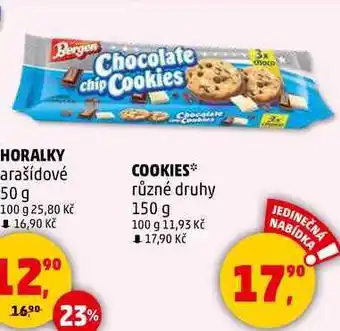 Penny Market COOKIES různé druhy, 150 g nabídka