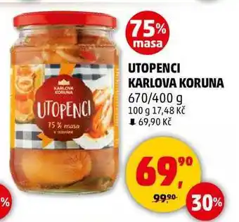 Penny Market UTOPENCI KARLOVA KORUNA, 670/400 g nabídka