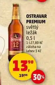 Penny Market OSTRAVAR PREMIUM světlý ležák, 0,5 l nabídka