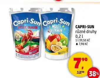 Penny Market Capri-Sun různé druhy, 0,2 l nabídka