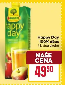 Billa Happy Day 100% džus nabídka