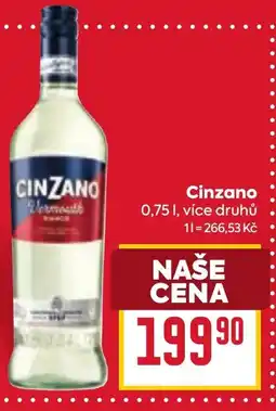 Billa CINZANO nabídka