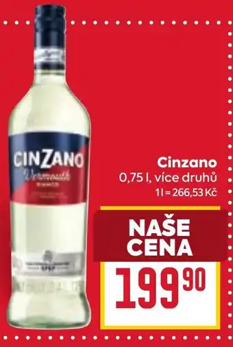Billa CINZANO nabídka