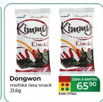 Tamda Foods Dongwon mořská řasa snack 21,6g nabídka