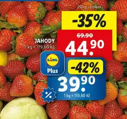 Lidl Jahody nabídka