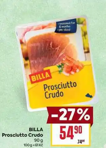 Billa BILLA Prosciutto Crudo 90 g nabídka