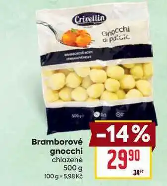 Billa Bramborové gnocchi chlazené 500 g nabídka