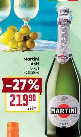 Billa Martini Asti 0,75l nabídka