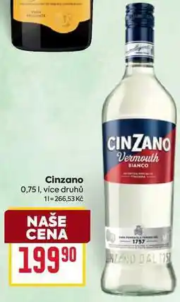 Billa Cinzano 0,75l nabídka