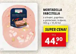 Lidl ITALIAMO Mortadella farcitella nabídka