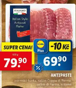 Lidl ITALIAMO Antipasti nabídka
