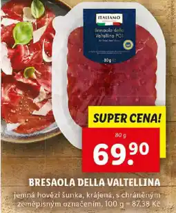 Lidl ITALIAMO Bresaola della valtellina nabídka