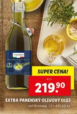 Lidl ITALIAMO Extra panenský olivový olej nabídka
