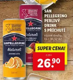 Lidl SAN PELLEGRINO Perlivý drink s příchutí nabídka