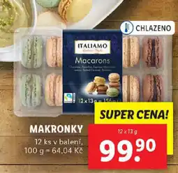 Lidl ITALIAMO Makronky nabídka