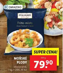 Lidl ITALIAMO Mořské plody nabídka