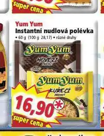 Norma Yum yum instantní polévky nabídka