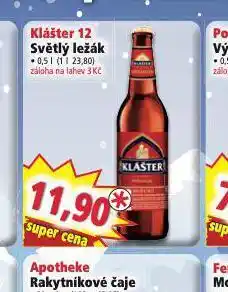 Norma Pivo klášter 12 světlý ležák nabídka