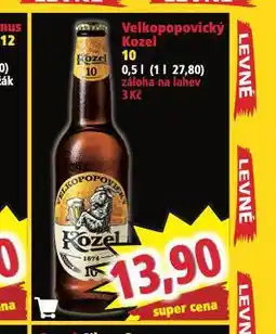 Norma Pivo velkopopovický kozel 10 nabídka