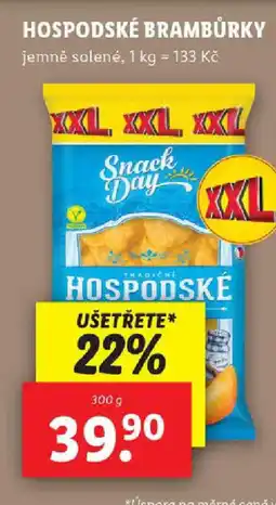 Lidl Hospodské brambůrky nabídka