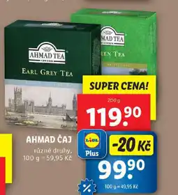 Lidl Ahmad čaj nabídka