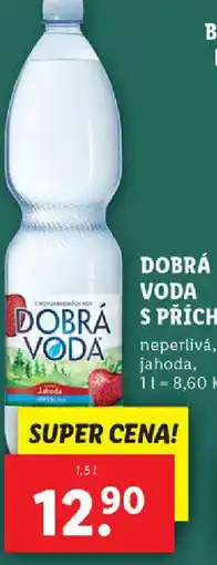Lidl DOBRÁ VODA s příchutí nabídka