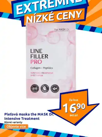 Action Pleťová maska the MASK Dr. Intensive Treatment nabídka