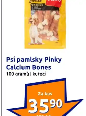 Action Psí pamlsky Pinky Calcium Bones nabídka