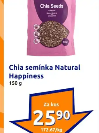 Action Chia semínka Natural Happiness nabídka