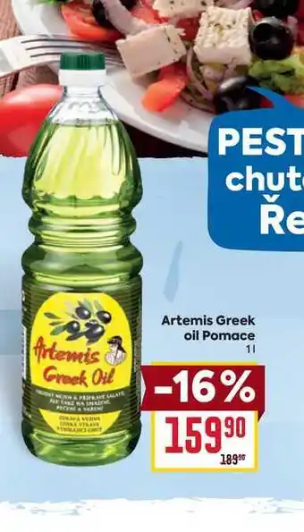 Billa Artemis Greek oil Pomace 1l nabídka