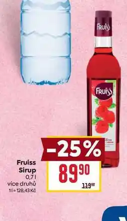 Billa Fruiss Sirup 0,7l nabídka