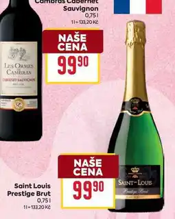 Billa Saint Louis Prestige Brut 0,75l nabídka