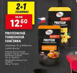 Lidl Proteinová tvarohová svačinka nabídka