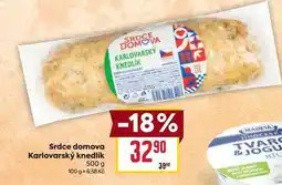 Billa Srdce domova Karlovarský knedlík 500 g nabídka