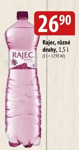 Bala Rajec, různé druhy, nabídka