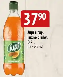 Bala Jupí sirup, různé druhy, nabídka