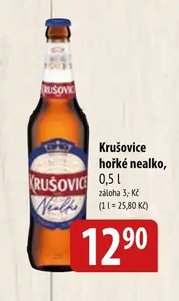 Bala Krušovice hořké nealko, nabídka