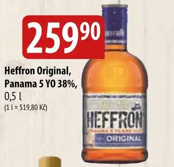 Bala Heffron Original, Panama 5 YO 38%, nabídka