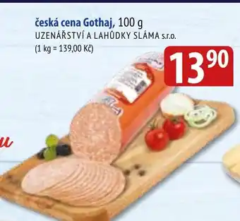 Bala Česká cena gothaj, nabídka