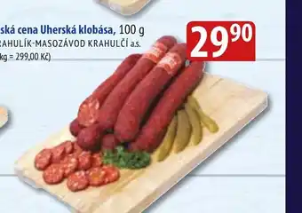 Bala Česká cena uherská klobása nabídka