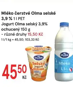 Žabka Mléko čerstvé Olma selské nabídka