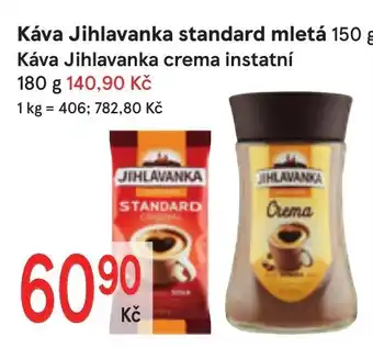 Žabka Káva Jihlavanka standard mletá nabídka