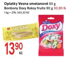 Žabka Oplatky Vesna smetanové nabídka