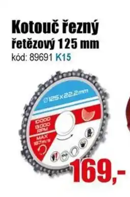 EVA Kotouč řezný řetězový 125 mm nabídka