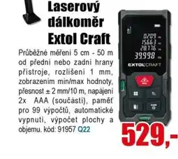 EVA Laserový dálkoměr Extol Craft nabídka