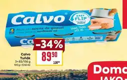 Billa Calvo Tuňák 3x 65/156 g nabídka