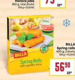 Billa BILLA Spring rolls 400 g nabídka