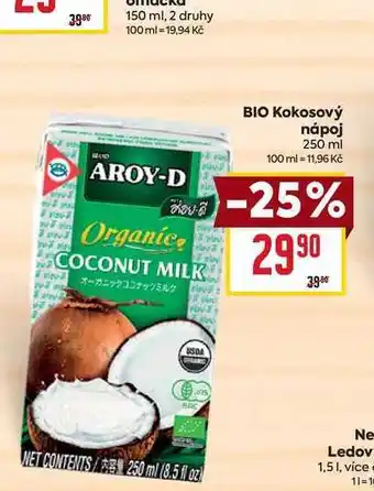 Billa BIO Kokosový nápoj 250 ml nabídka