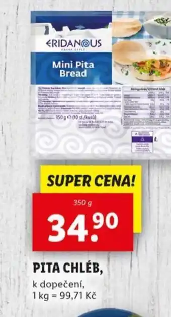 Lidl Pita chléb, k dopečení nabídka